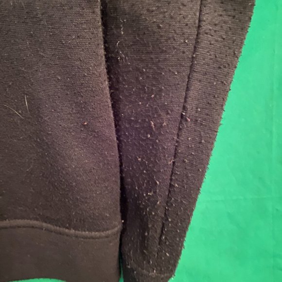 Hawk Fleece Hoodie L/S Men's Small, burgundy, black and gray, zip up front - Picture 5 of 8